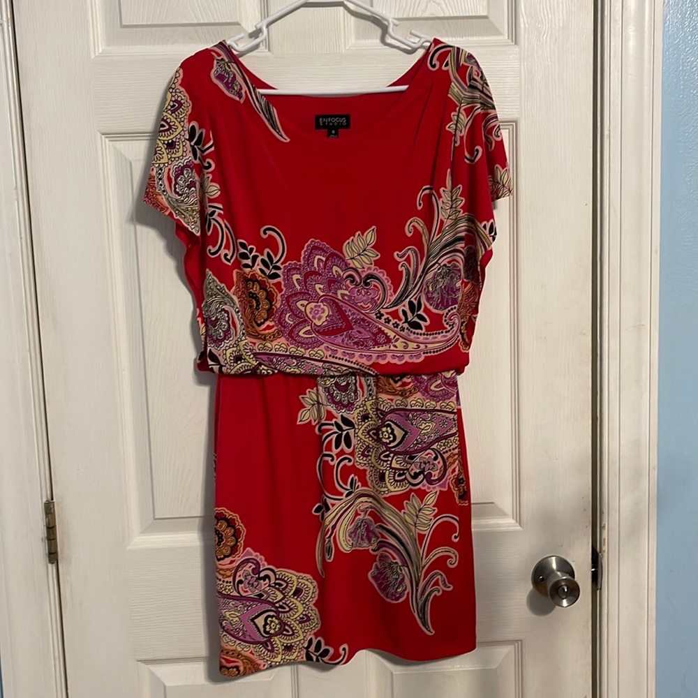 ENFOCUS Studio Red Sleeveless Dress